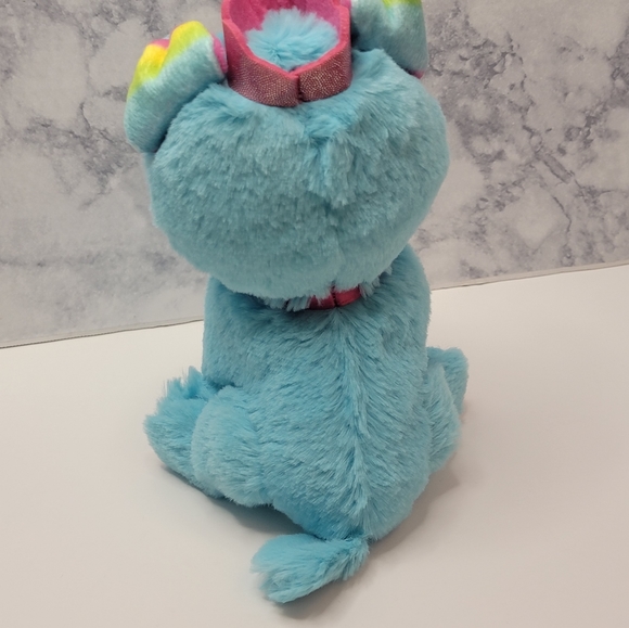 Barbie Princess Puppy Dog Pet Plush Stuffed Animal 8" Toy Blue Stuffed Animal - Picture 3 of 7